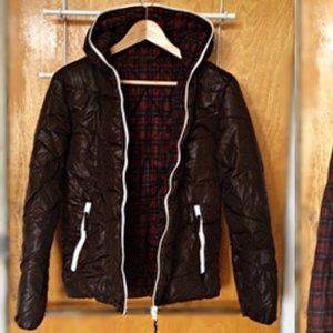 Reversible Hooded Puffer Jacket